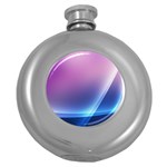 Purple Blue Wave Hip Flask (5 oz)