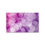 Purple Bubble Art Sticker (Rectangular)