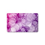 Purple Bubble Art Magnet (Name Card)