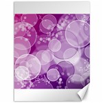 Purple Bubble Art Canvas 36  x 48 