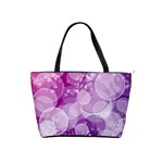 Purple Bubble Art Classic Shoulder Handbag