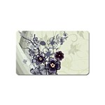 Purple Flower Art Magnet (Name Card)