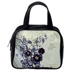 Purple Flower Art Classic Handbag (One Side)