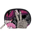 Peace Hand Art Accessory Pouch (Small)