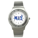 Peace Bird Stainless Steel Watch