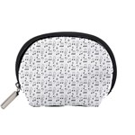 Music Notes Background Wallpaper Accessory Pouch (Small)
