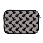 Black Cats On Gray Apple MacBook Pro 17  Zipper Case