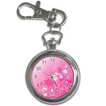 Valentines Flowers Key Chain Watch