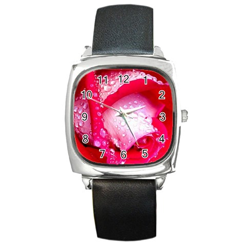 Valentines Day Square Metal Watch from UrbanLoad.com Front