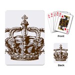 Crown001_brown Playing Cards Single Design