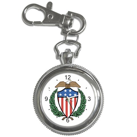 Bald Eagle Shield Key Chain Watch from UrbanLoad.com Front