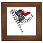 State Flag North Carolina Framed Tile