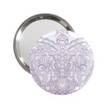 Crown008_purple 2.25  Handbag Mirror