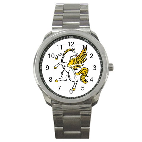 Pegasus Sport Metal Watch from UrbanLoad.com Front