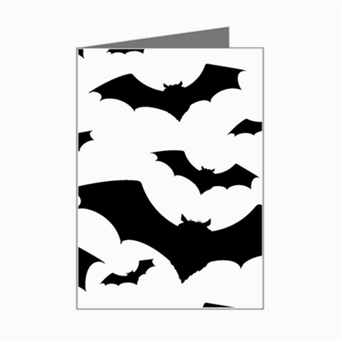 Deathrock Bats Mini Greeting Card from UrbanLoad.com Left