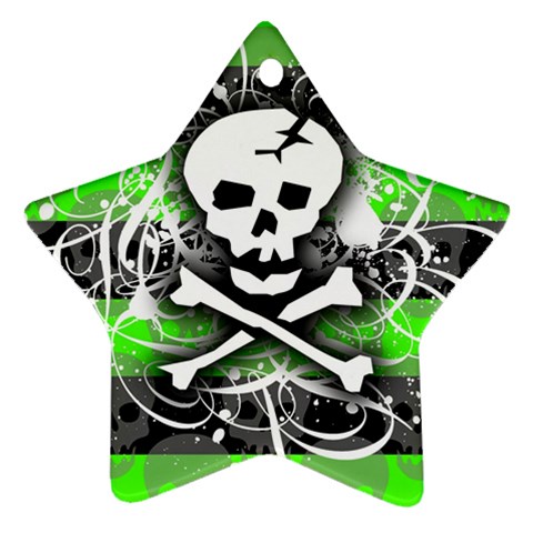 Deathrock Skull Ornament (Star) from UrbanLoad.com Front
