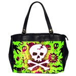 Deathrock Skull & Crossbones Oversize Office Handbag (2 Sides)