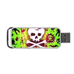 Deathrock Skull & Crossbones Portable USB Flash (Two Sides) from UrbanLoad.com Back