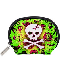Deathrock Skull & Crossbones Accessory Pouch (Small) from UrbanLoad.com Front