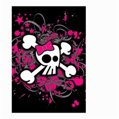 Girly Skull & Crossbones Small Garden Flag (Two Sides) from UrbanLoad.com Front