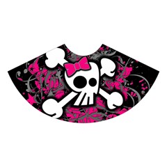 Girly Skull & Crossbones Midi Sleeveless Dress from UrbanLoad.com Skirt Front