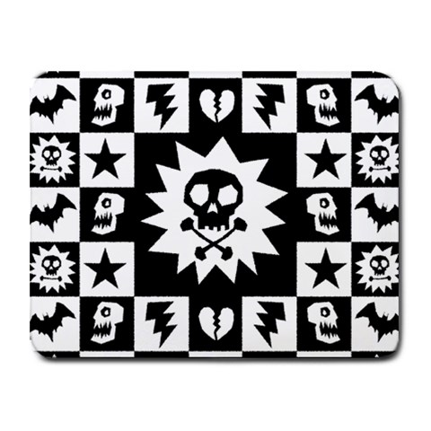 Gothic Punk Skull Small Mousepad from UrbanLoad.com Front