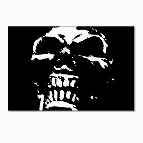 Morbid Skull Postcards 5  x 7  (Pkg of 10) from UrbanLoad.com Front