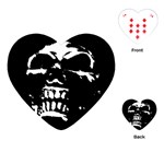 Morbid Skull Playing Cards Single Design (Heart)