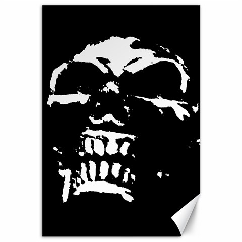 Morbid Skull Canvas 12  x 18  from UrbanLoad.com 11.88 x17.36  Canvas - 1