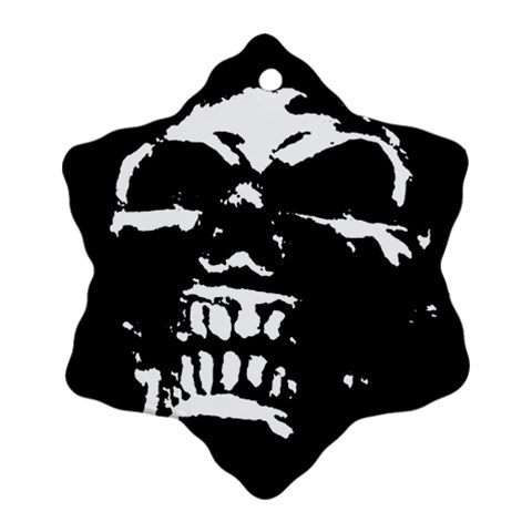 Morbid Skull Ornament (Snowflake) from UrbanLoad.com Front