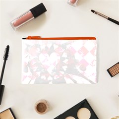 Love Heart Splatter Cosmetic Bag (XS) from UrbanLoad.com Front
