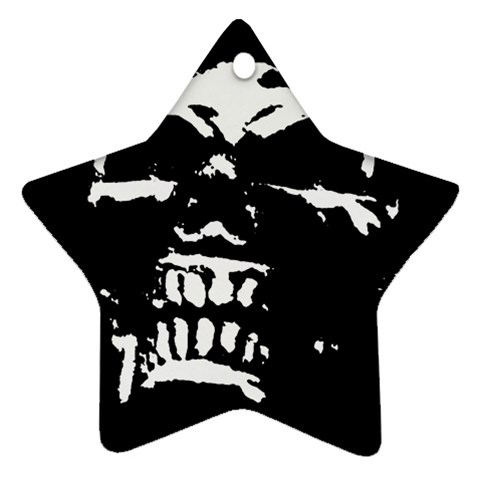 Morbid Skull Ornament (Star) from UrbanLoad.com Front