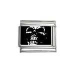 Morbid Skull Italian Charm (9mm)