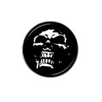 Morbid Skull Hat Clip Ball Marker