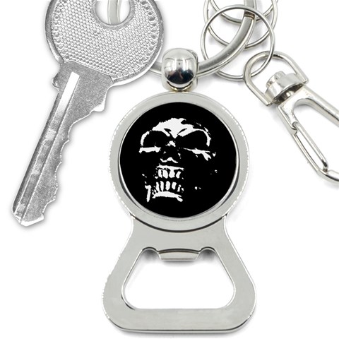 Morbid Skull Bottle Opener Key Chain from UrbanLoad.com Front