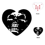 Morbid Skull Playing Cards Single Design (Heart)