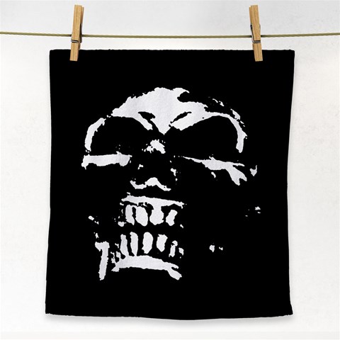 Morbid Skull Face Towel from UrbanLoad.com Front