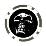 Morbid Skull Poker Chip Card Guard (10 pack)