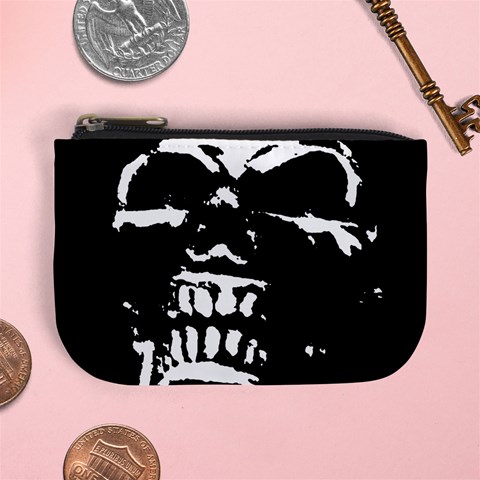 Morbid Skull Mini Coin Purse from UrbanLoad.com Front