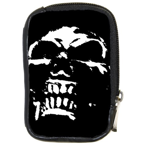 Morbid Skull Compact Camera Leather Case from UrbanLoad.com Front