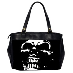 Morbid Skull Oversize Office Handbag (2 Sides) from UrbanLoad.com Back