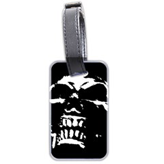 Morbid Skull Luggage Tag (two sides) from UrbanLoad.com Back