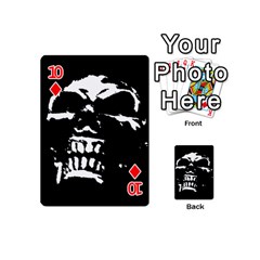 Morbid Skull Playing Cards 54 Designs (Mini) from UrbanLoad.com Front - Diamond10