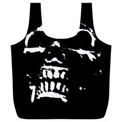 Morbid Skull Full Print Recycle Bag (XL) from UrbanLoad.com Front