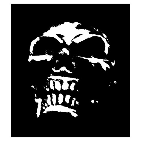Morbid Skull Drawstring Pouch (Medium) from UrbanLoad.com Front
