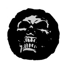 Morbid Skull Standard 15  Premium Flano Round Cushion  from UrbanLoad.com Back