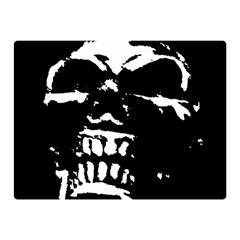 Morbid Skull Double Sided Flano Blanket (Mini) from UrbanLoad.com 35 x27  Blanket Back