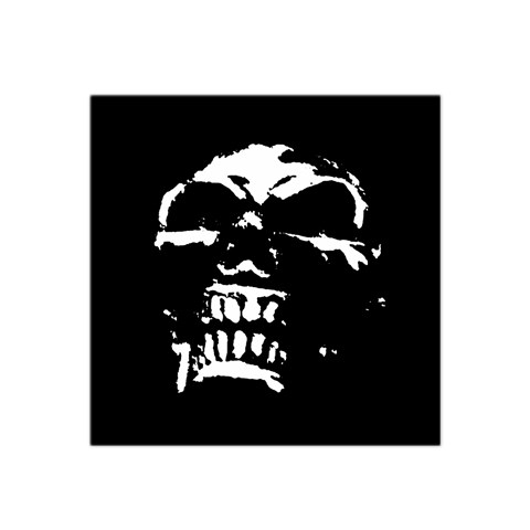 Morbid Skull Satin Bandana Scarf from UrbanLoad.com Front