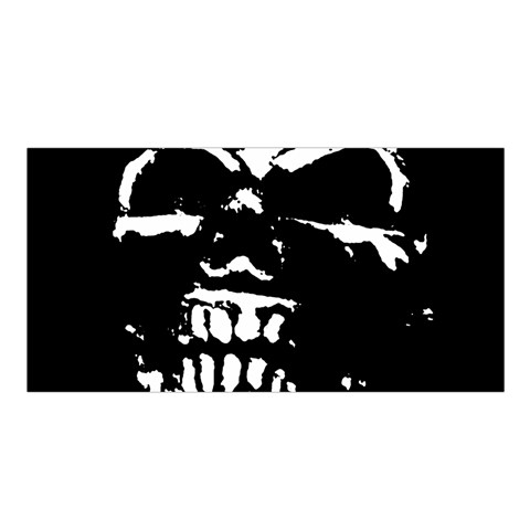 Morbid Skull Satin Shawl from UrbanLoad.com Front