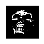 Morbid Skull Small Satin Scarf (Square)